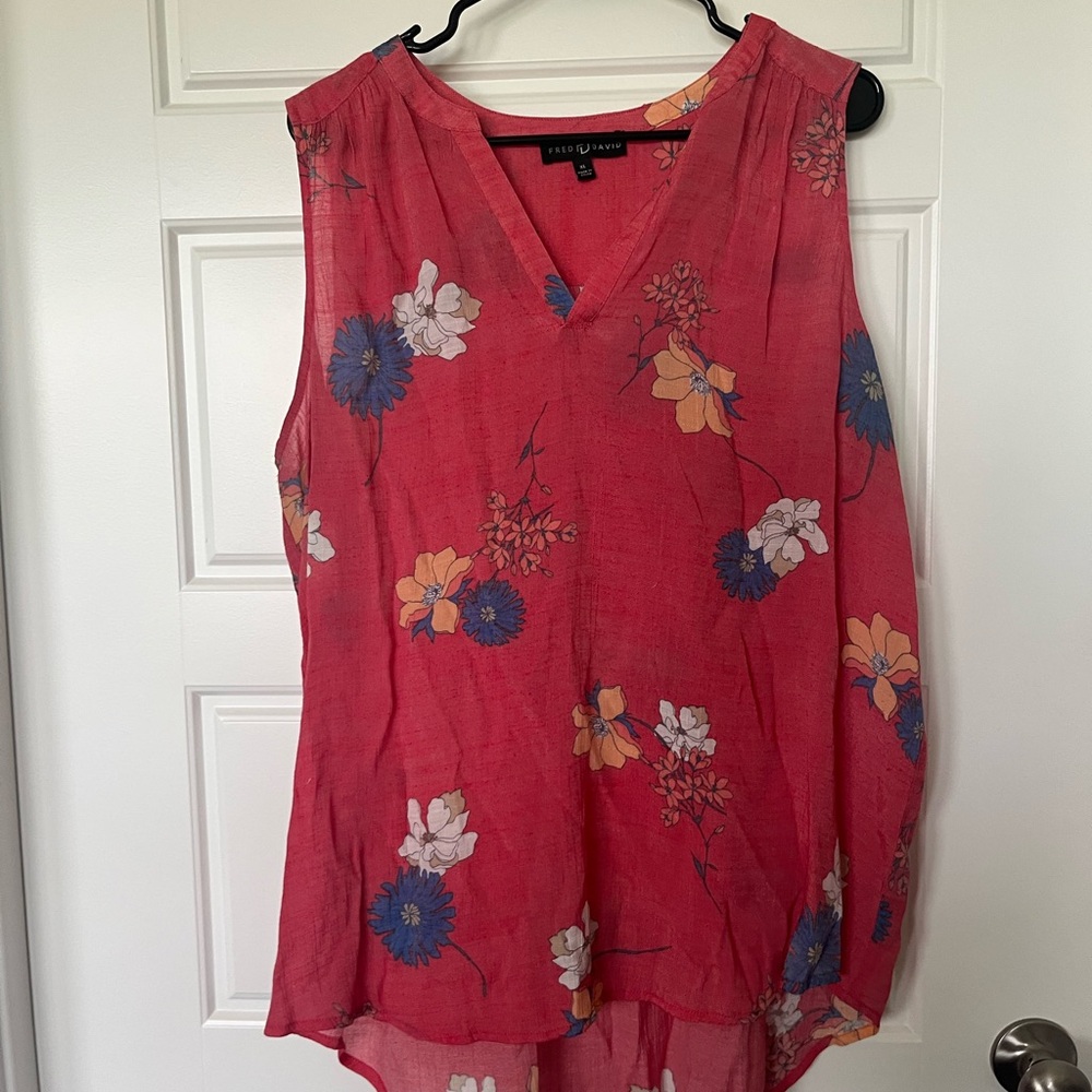 Papermoon Pink Floral Women's Top